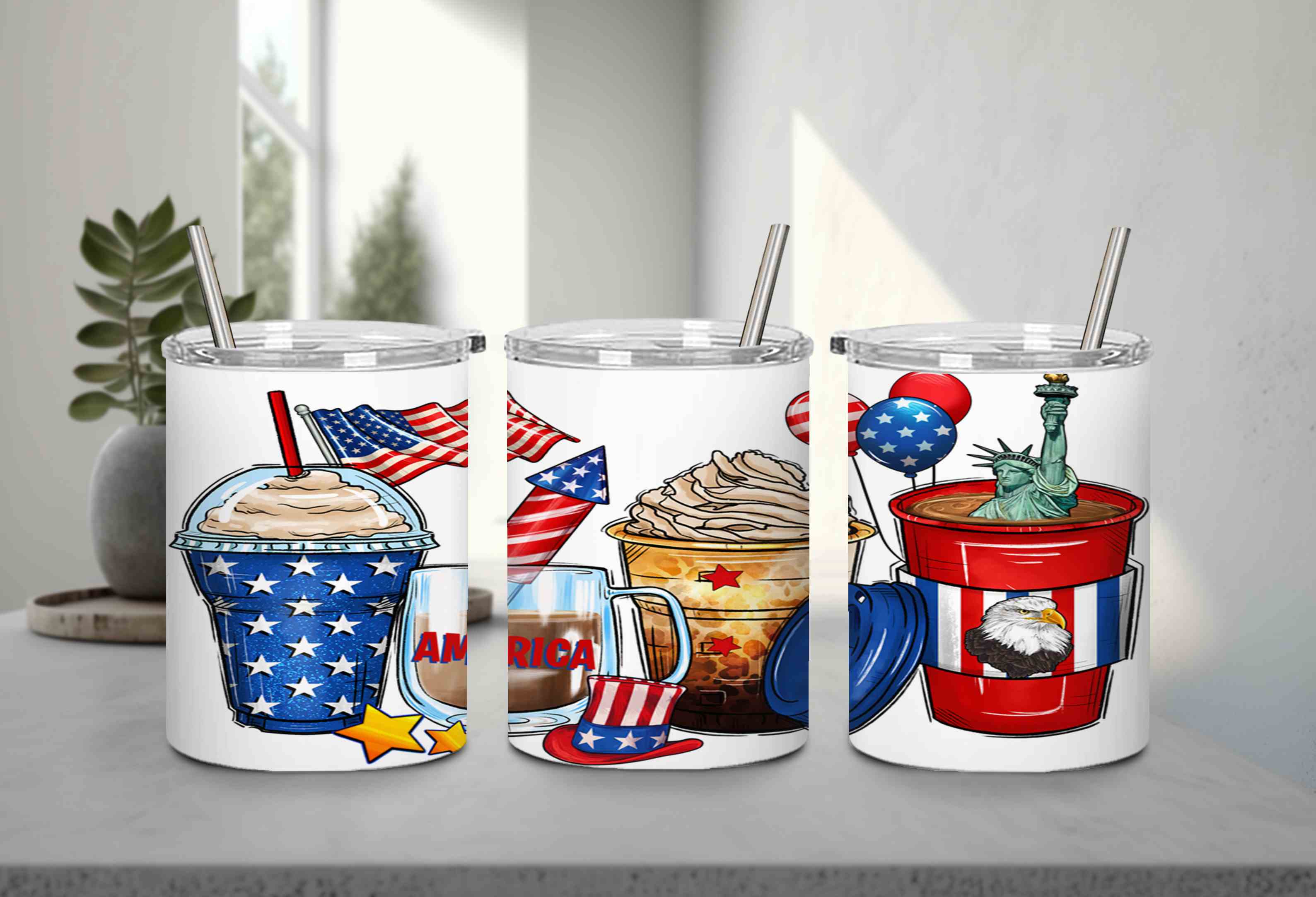 4th of July Coffee Cups-9917